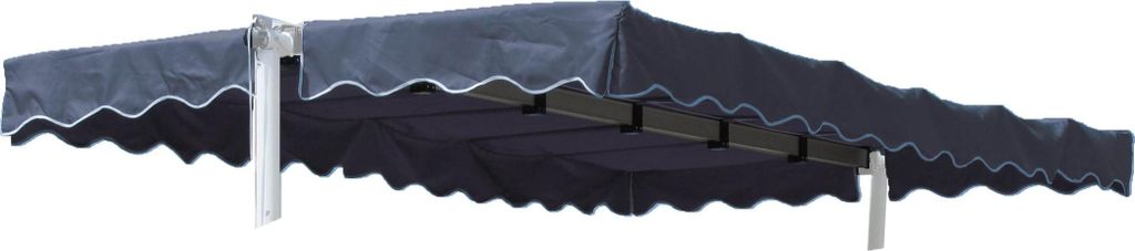 Ersatzdach Standmarkise Dubai Markise Grau 375 x 225 cm Produktbild 
