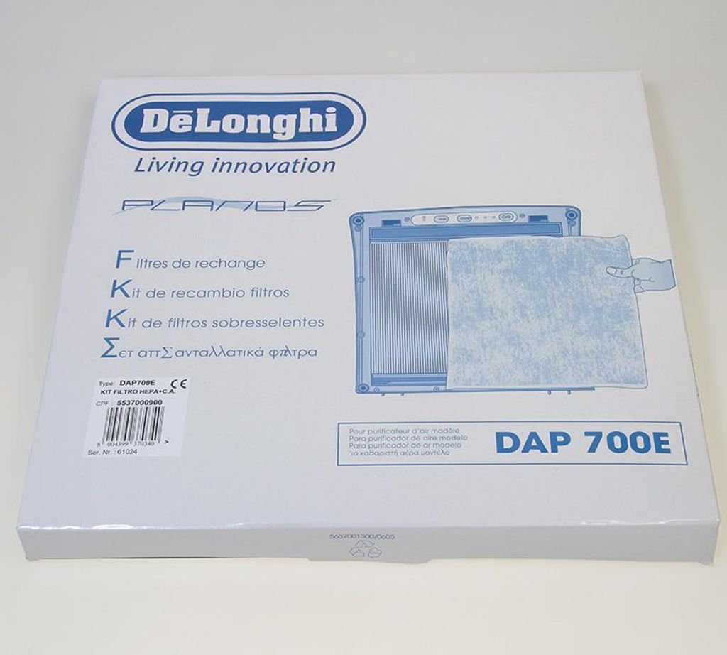 Delonghi kit filtro + HEPA + retina per purificatori d'aria Immagine del prodotto 