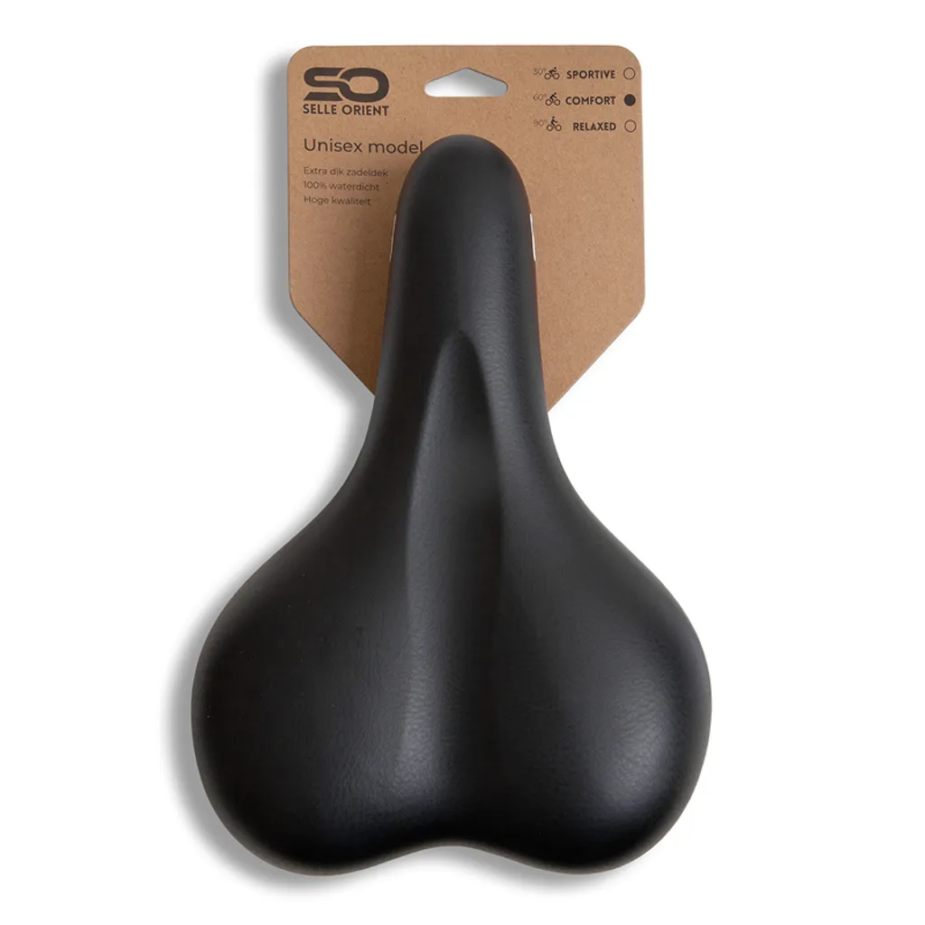 Selle Orient City Sport Noire 270 x 190 mm - Selle Mixte Confortable