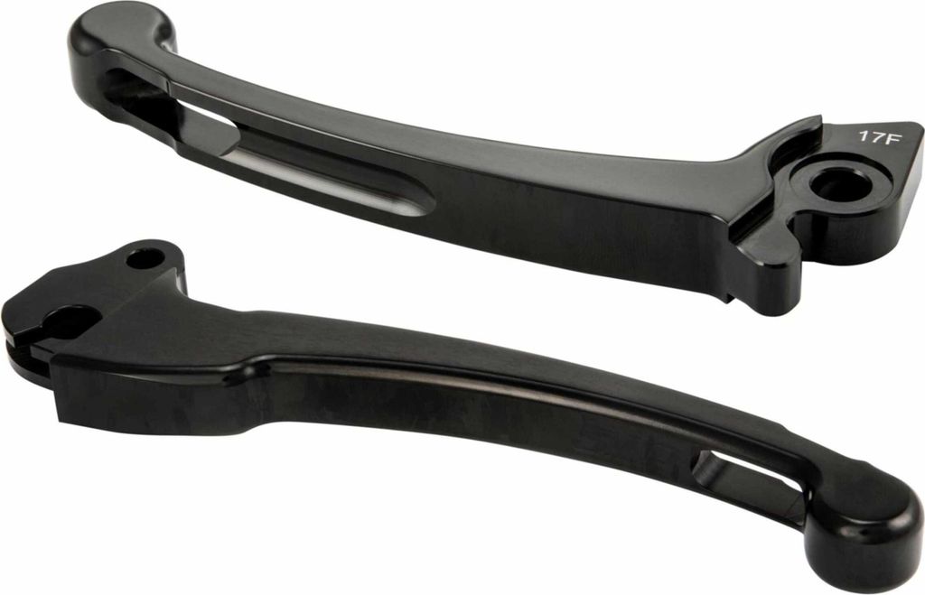 SIP CNC anodisierte schwarze Aluminium Kupplungs-/Bremshebel Set 2 Teile