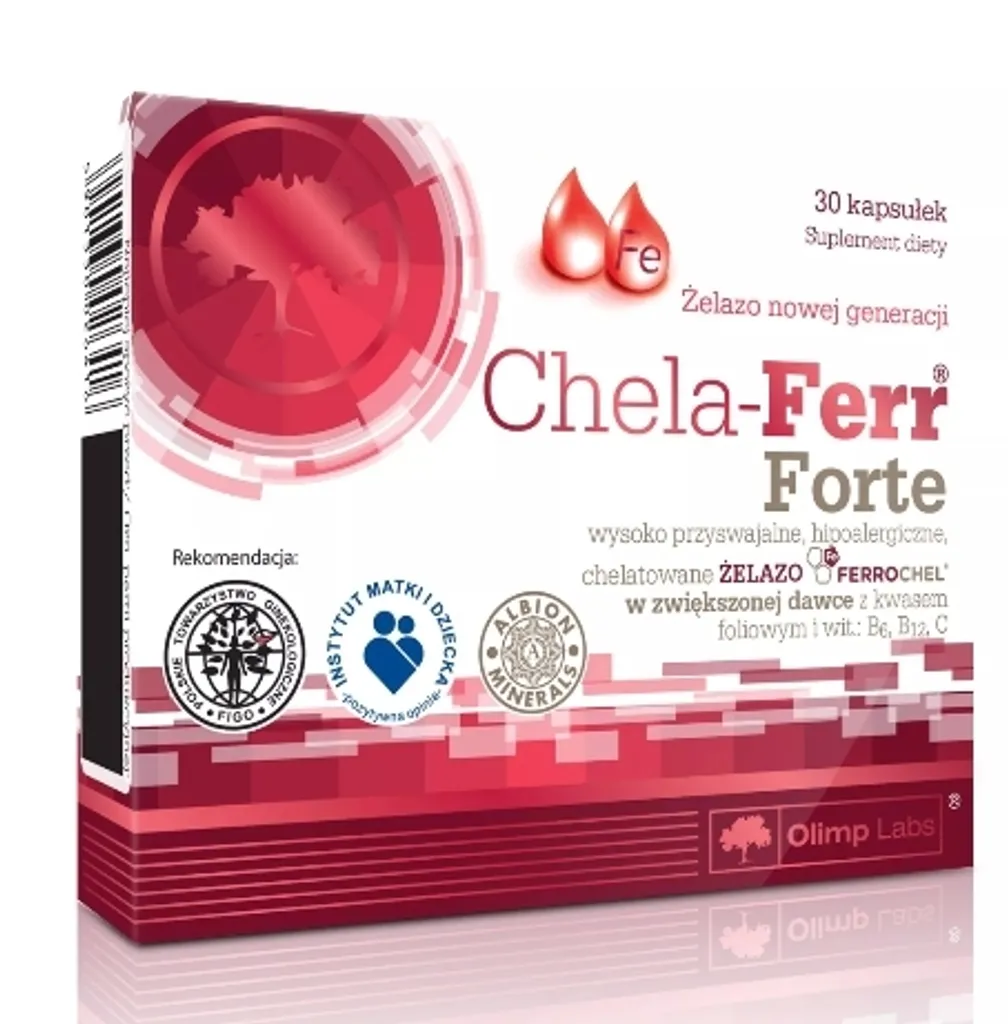 Ferro Olimp Chela-Ferr Forte 30 Capsule - Per Tutta la Famiglia