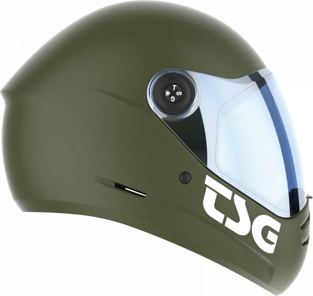 Casque de Descente TSG Pass 2.0 Solid - Équipement Longboard Downhill Pro