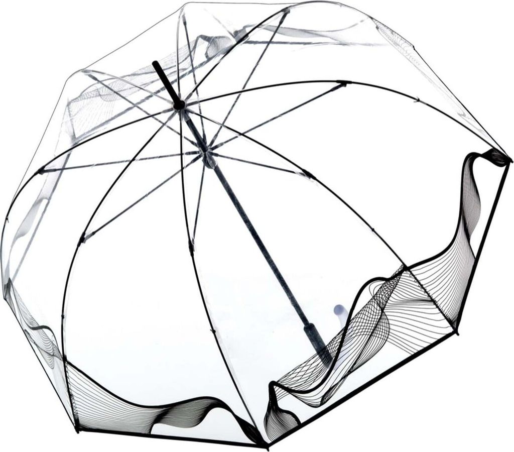 Knirps Stockregenschirm Regenschirm C.760 Stick Transparent Lilith transparent