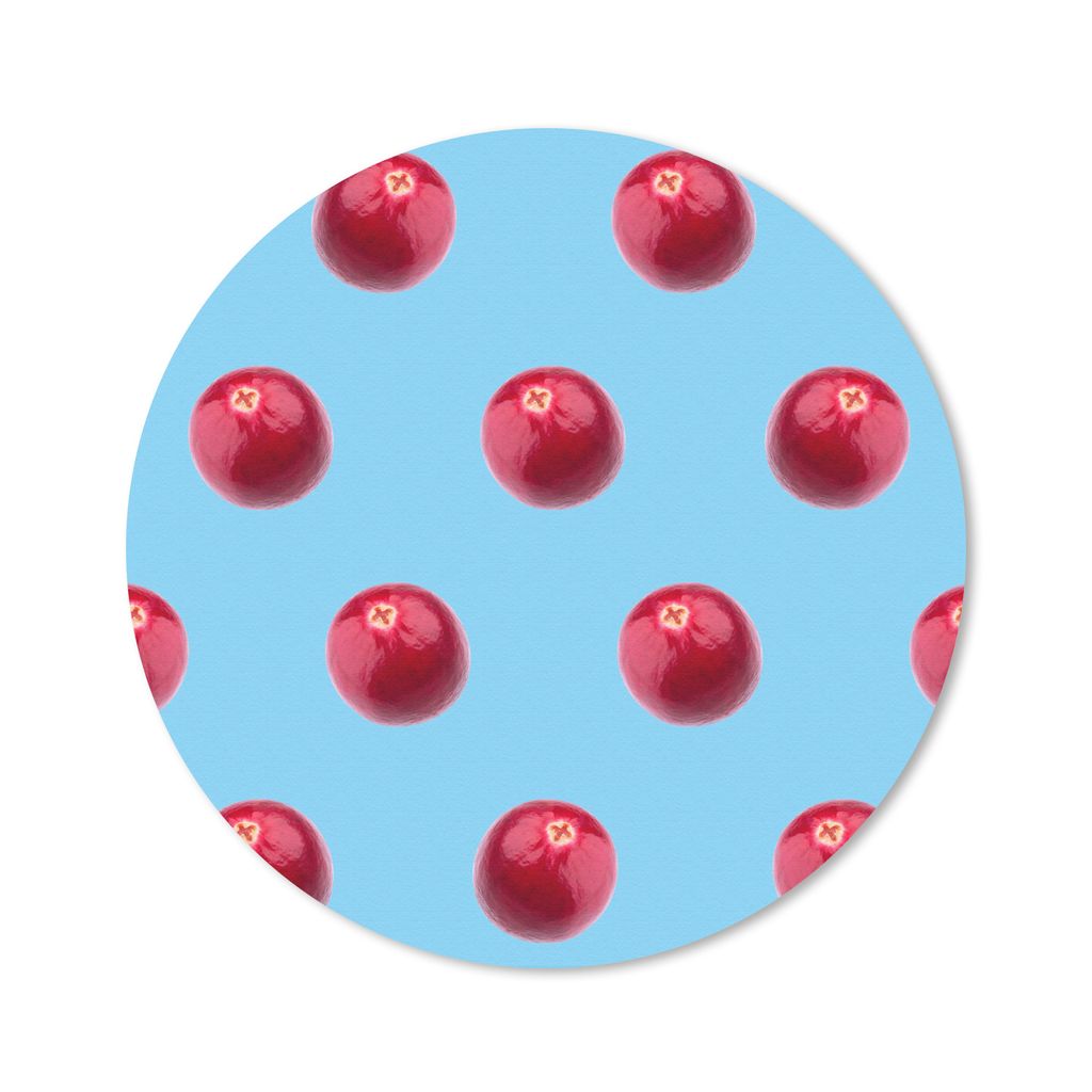 MuchoWow Mauspad Mousepad Obst - Sommer - Muster 20x20 cm - Mousepads - Maus Mat - Pad - Mausunterlage - Schreibtischmatte