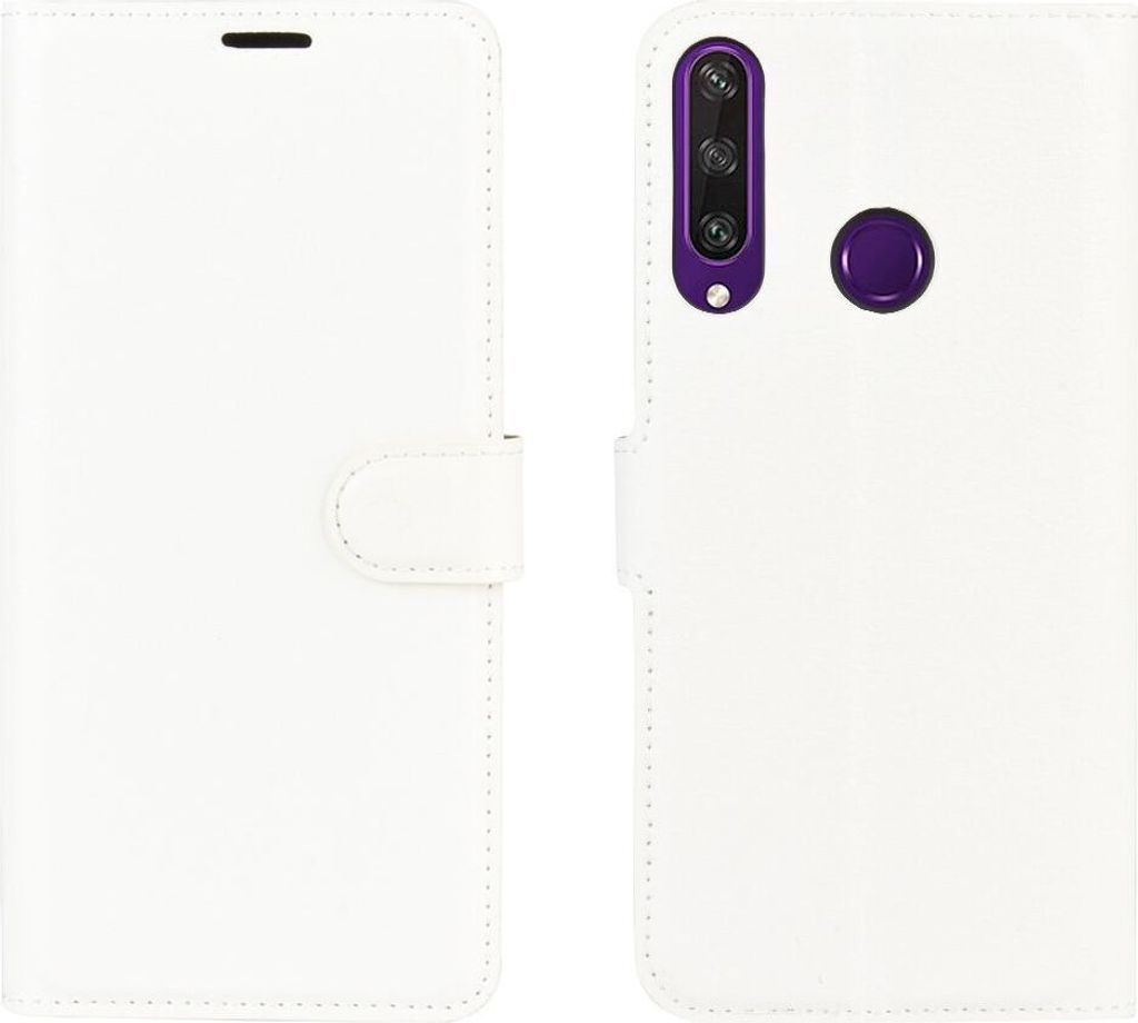 Mobigear Classic Huawei Y6p Hülle Klapphülle Geldbörse - Weiß