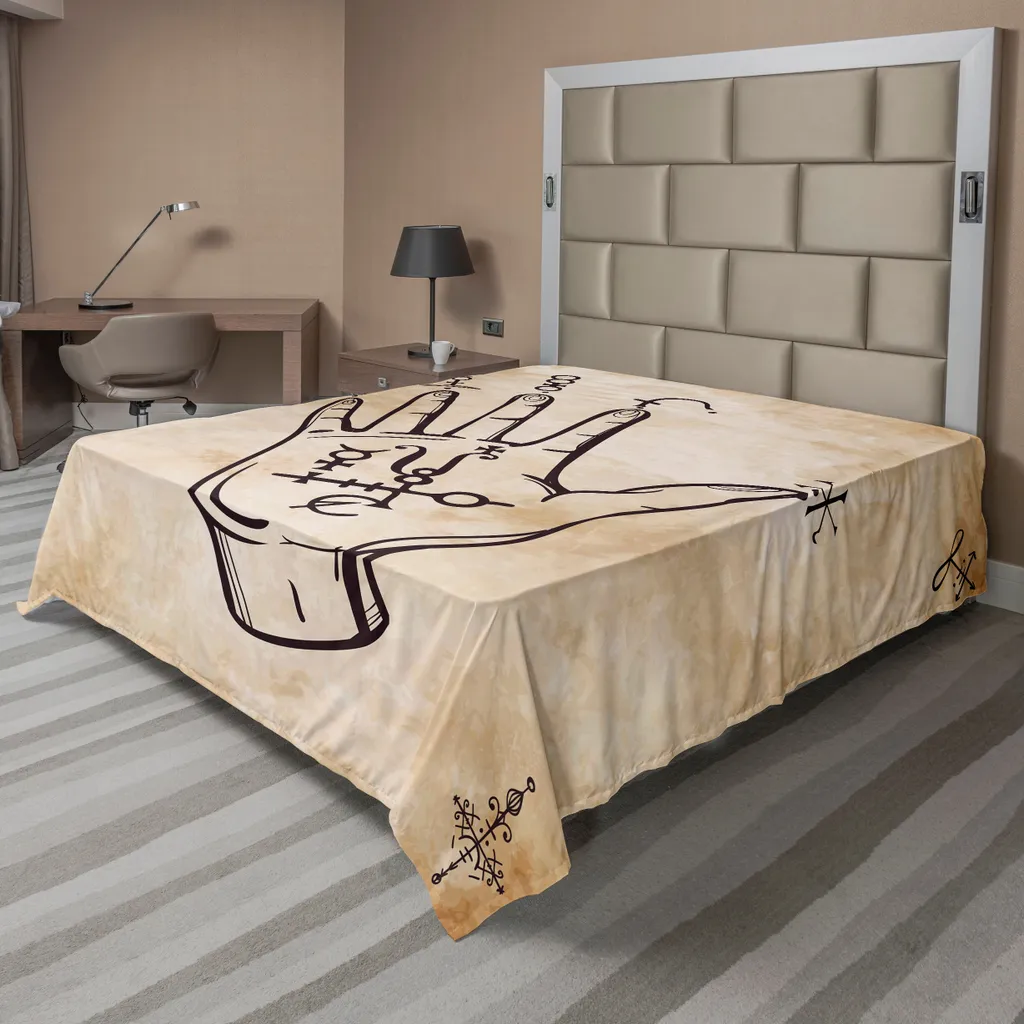 Lenzuolo Magico ABAKUHAUS 275x260 - Stile Medievale Nero e Marrone