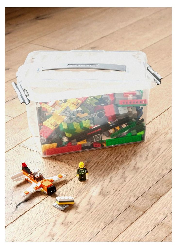 Helit - Aufbewahrungsbox The q-line 6 Liter mit Deckel transparent