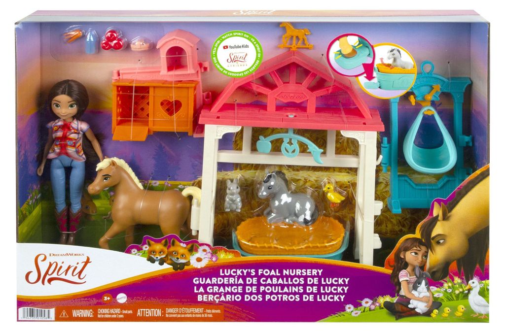 Spirit Luckys Tierbaby-Pflegestation mit Pony & Fohlen Produktbild 