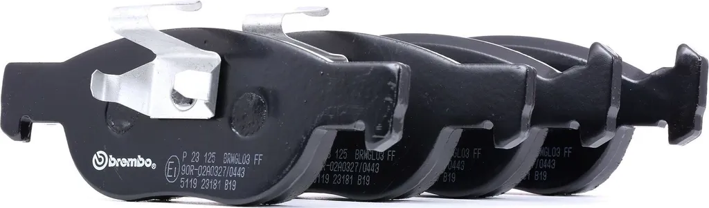 Jeu de plaquettes de frein avant pour Punto - Qualité Brembo P 23 125