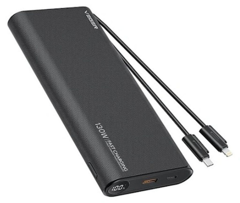 VEGER TC130, 25000 mAh, Lithium-ion (Li-ion), 130 W, Černá Obrázek produktu 