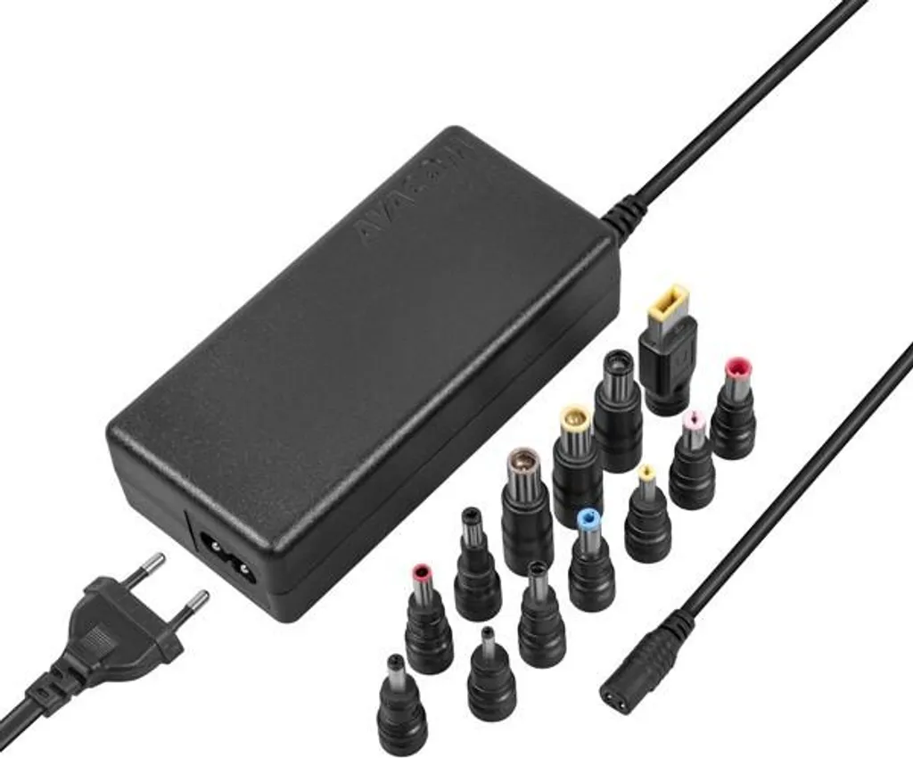 Avacom Quicktip 90W : Adaptateur Secteur Universel PC Portable + 13 Embouts