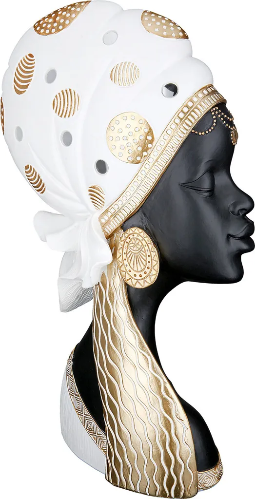 Scultura Etnica Donna Africana Mara GILDE 41cm - Artigianato Resina