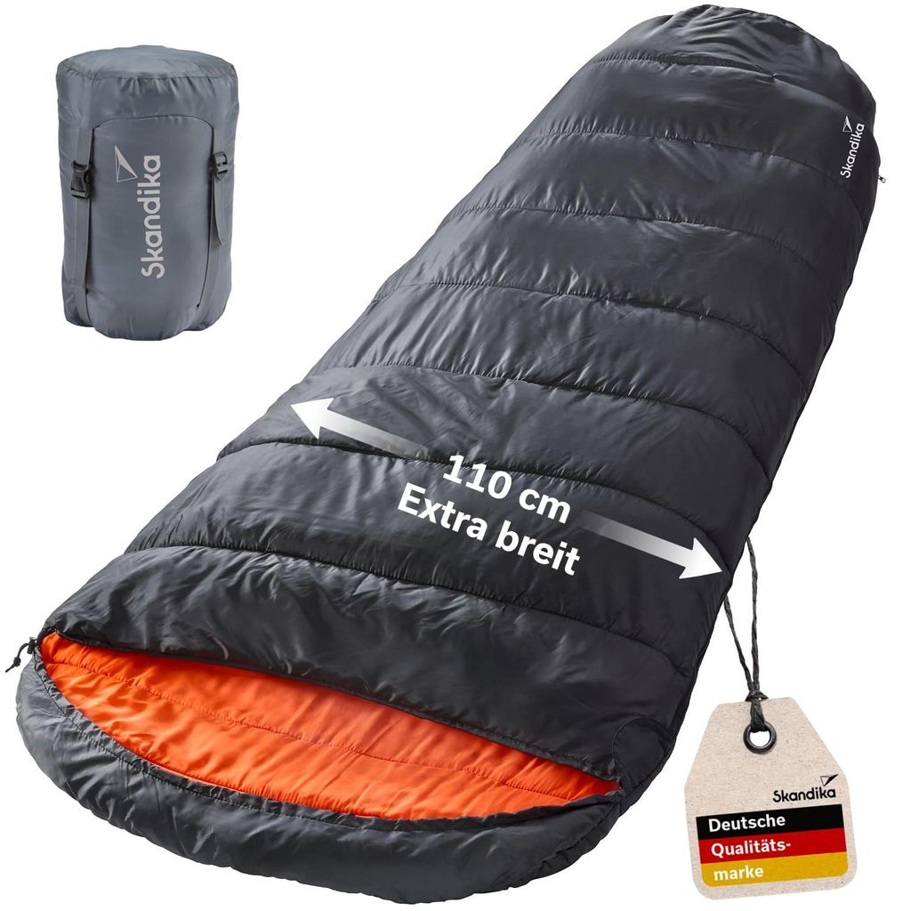 Skandika Schlafsack Vegas | XXL Mumienschlafsack mit/ohne Produktbild 