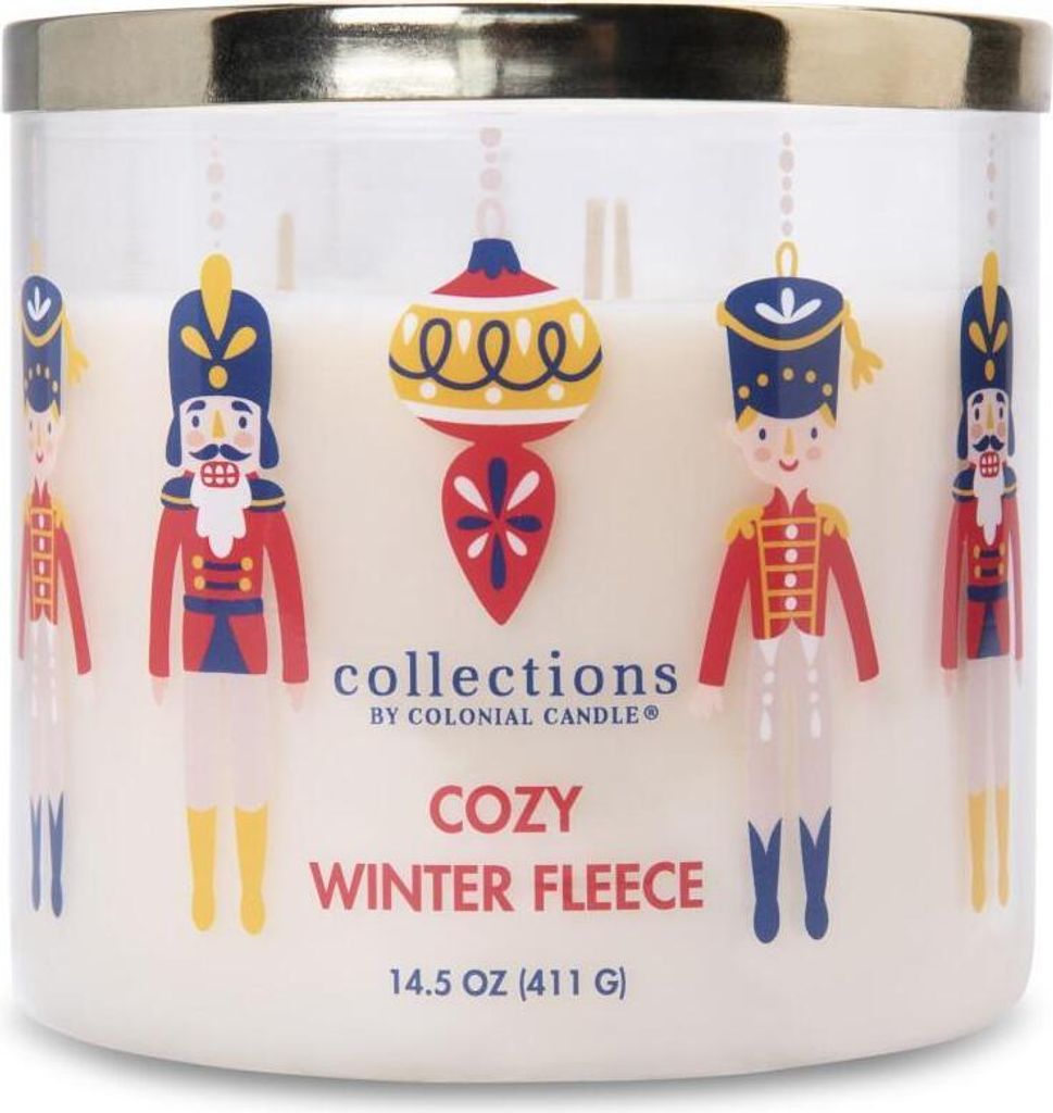 Duftkerze Holiday-Tradition Cosy Winter-Fleece - Colonial Candle