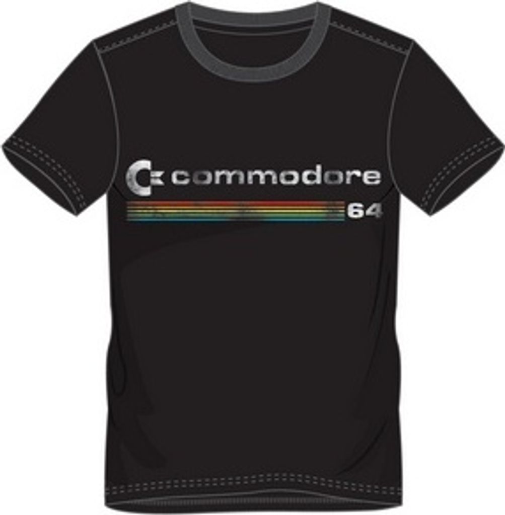 Commodore C64 - T-Shirt Logo : L Produktbild 