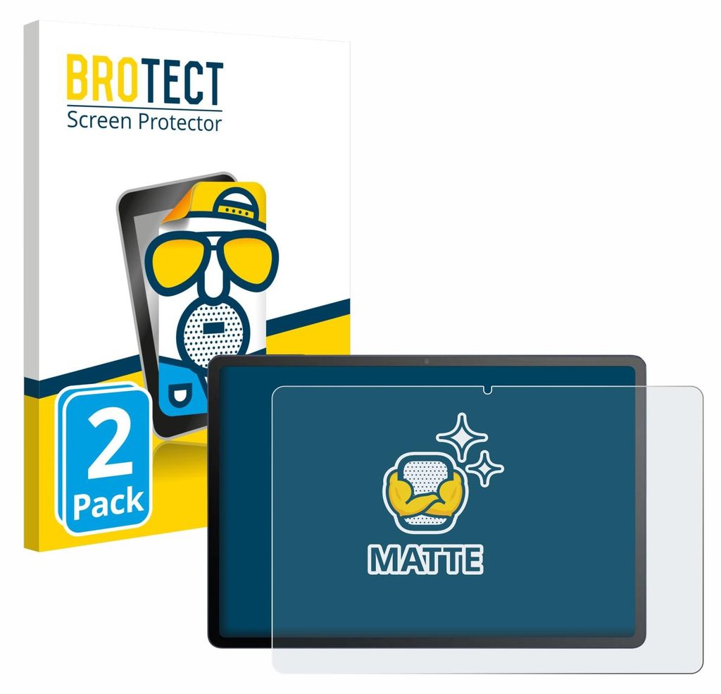 2x BROTECT Schutzfolie für TCL Tab A1 Plus Displayschutz Displayschutzfolie Folie Matt Entspiegelungsfolie