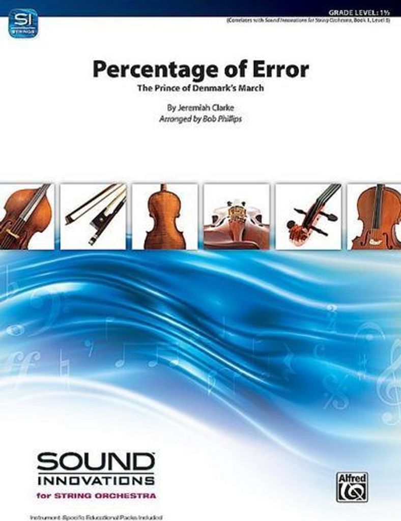 Clarke, J: Percentage of Error
