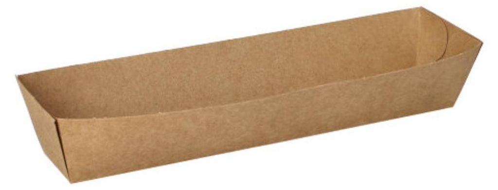 PAPSTAR Snacktrays "pure" 3x3 cm, braun, ideal für Snacks | Folie (50 Stück)