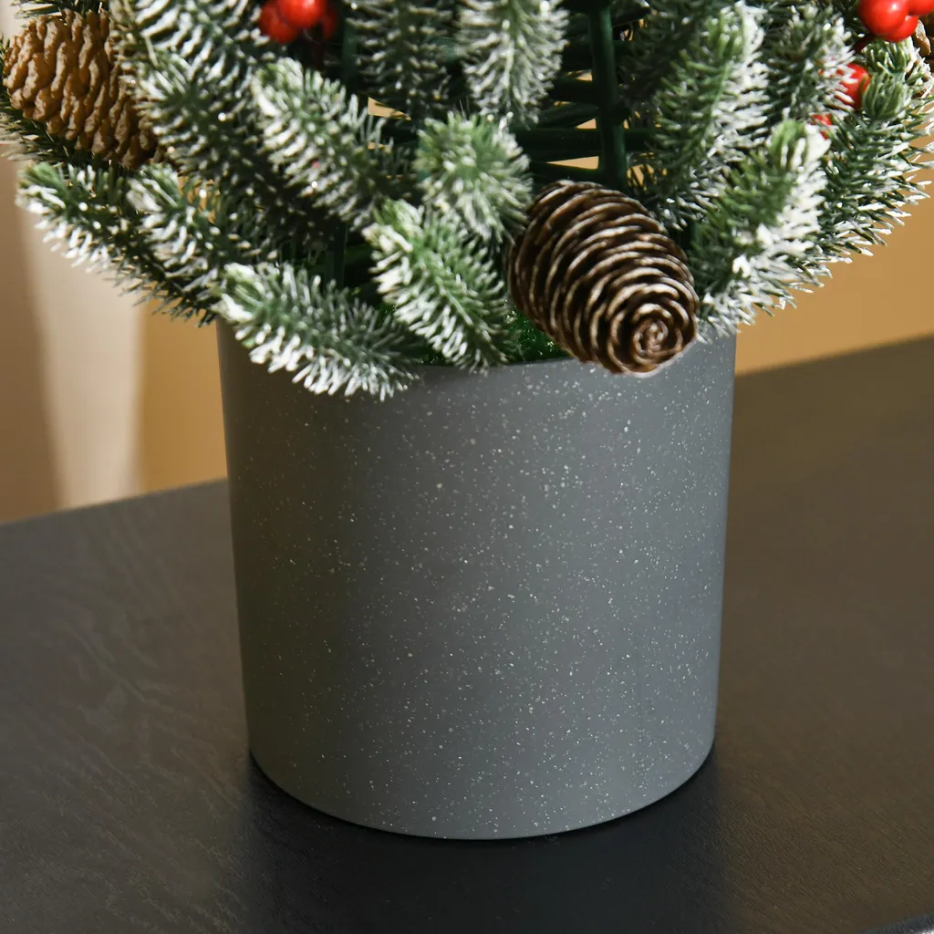 Sapin de Noël de Table Haute Densité 170 Branches PE Aspect Véritable - 10