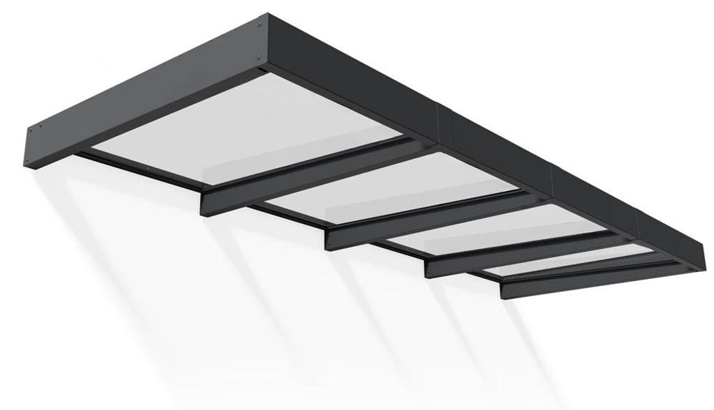 Palram - Canopia Metall Vordach Sophia CLear XL 3814 Produktbild 