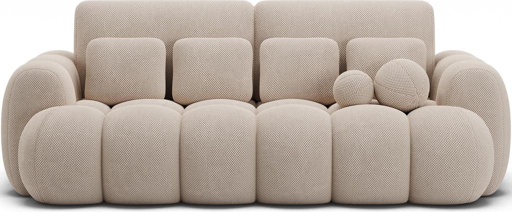 Krudox COT 3-Sitzer Ausziehbares Schlafsofa mit Bettkasten Produktbild 