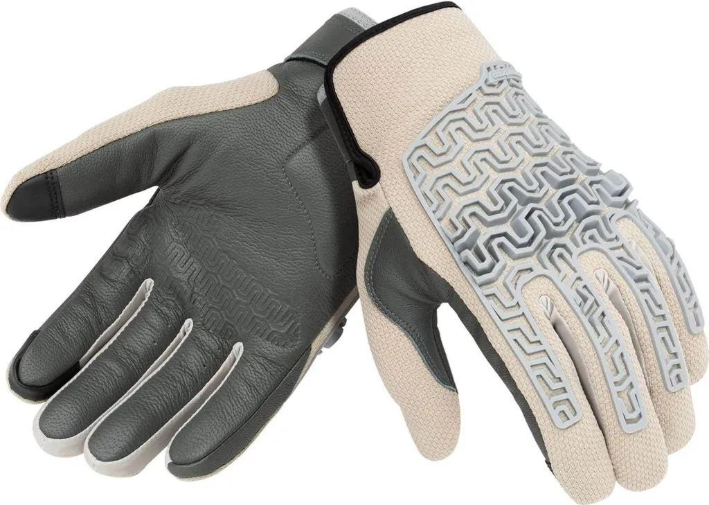 Gants moto Tucano Urbano Slalom Sable avec Paume en Cuir Taille L