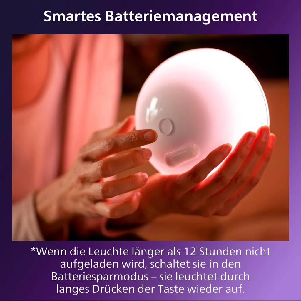 Philips Hue Go White Lampe Connectée Portable Bluetooth 6W Nomade - 41