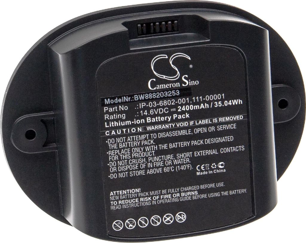 vhbw Akku Ersatz für Sonos IP-03-6802-001, 111-00001 für Lautsprecher Boxen Speaker (2400 mAh, 14,6 V, Li-Ion)