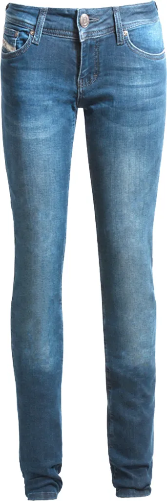 Jean Moto John Doe Betty High XTM Light Stone Waschung Taille 31 Femme