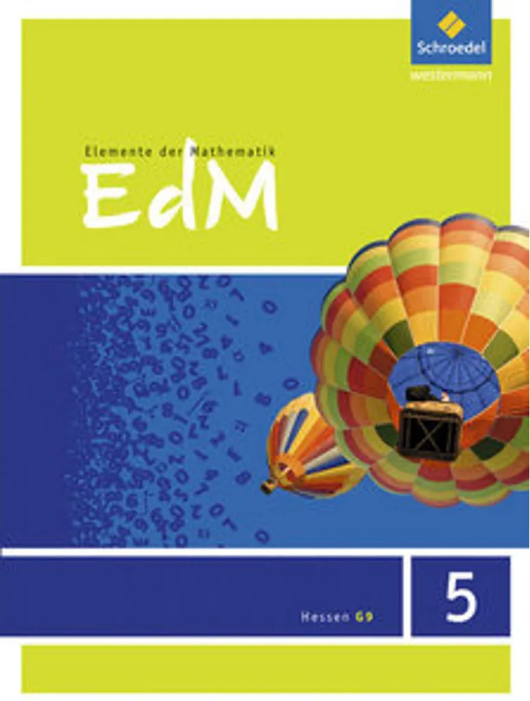 Livre de maths 5ème Elemente der Mathematik 5 pour le programme G9 Hesse