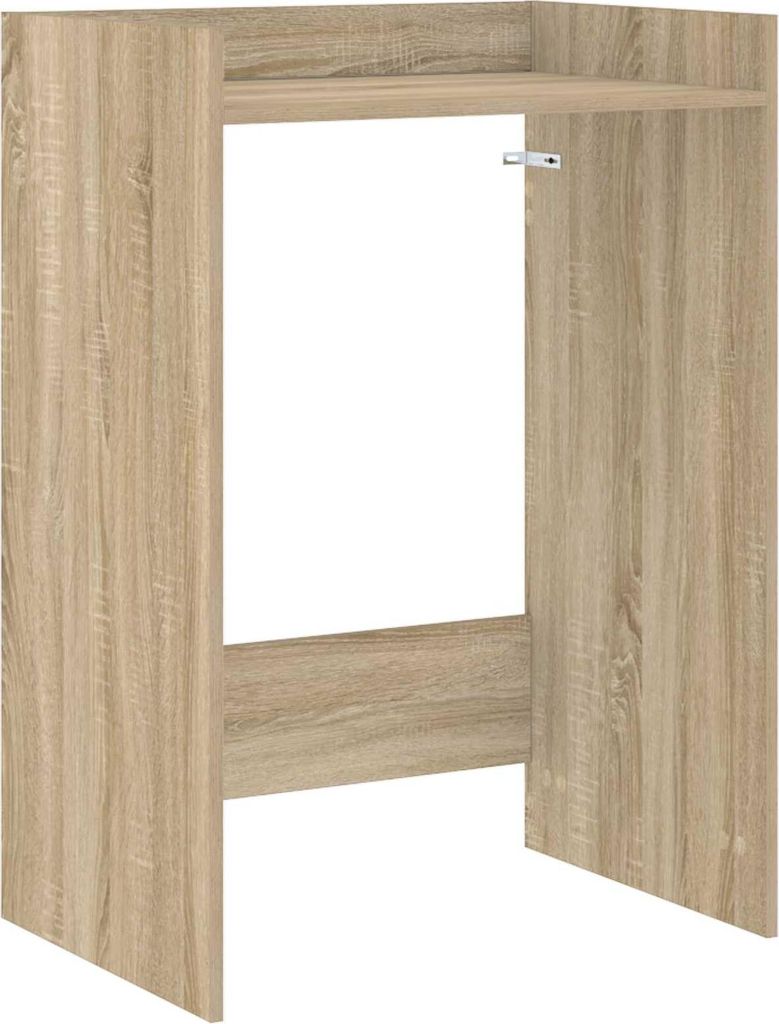 "WINTER SALE"Waschmaschinen-Schrank - elegante Design - Badezimmerschrank/Hochschrank - Sonoma 67,5x48x97cm Holzwerkstoff - Badezimmerschränke DE9...