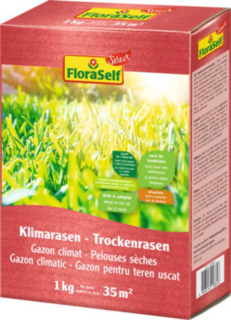 Trockenrasen - Klimarasen FloraSelf Select 1 kg / 35 m²