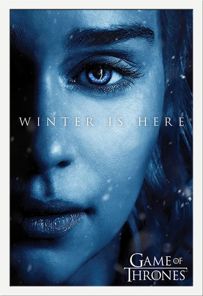 Regalo Game of Thrones: Poster Daenerys Incorniciato Shinsuke® Bianco