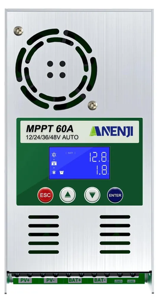 Contrôleur de charge solaire 60A 48V MPPT compatible batteries AGM Gel