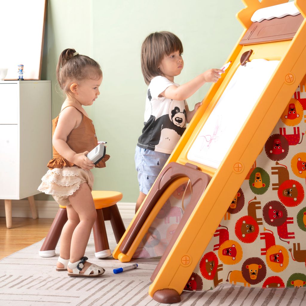 Merax Spielzelt 4in1 Multifunktion Kinderzelt klappbar Kinderhaus aus Kunststoff 