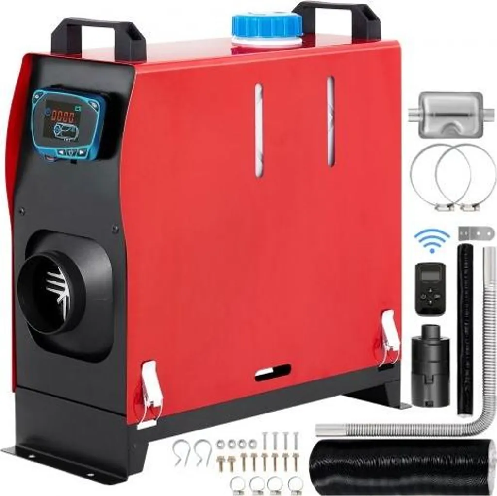 Chauffage Diesel 12V 8kW Économique - Pompe Silencieuse et Écran Bleu LCD