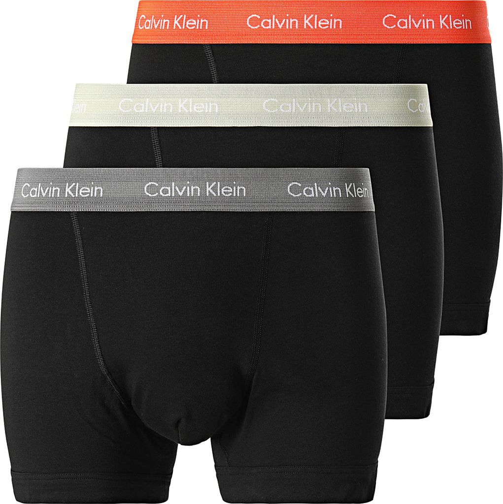 Calvin Klein TRUNK 3PK MWR BLACK S