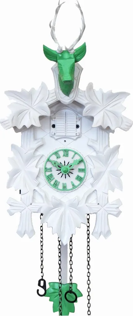Engstler 522/5/19_Q Horloge Coucou à Quartz en Noyer Véritable 30 cm
