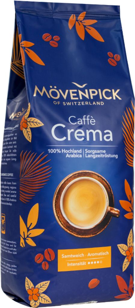 MÖVENPICK CAFFÈ CREMA kawa ziarnista mocna arabica 1,0 kg Zdjęcie produktu 6
