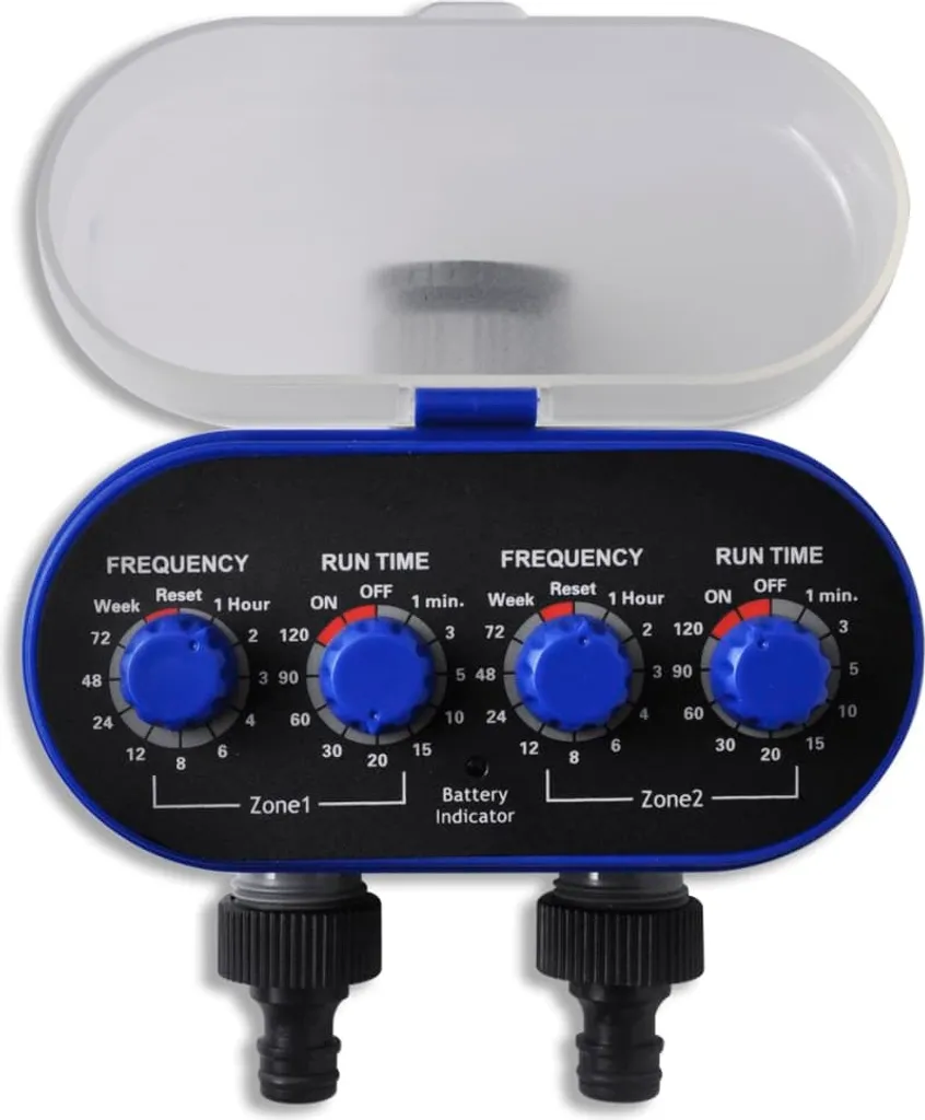 Programmateur d'arrosage électronique pour jardin avec double sortie - 3