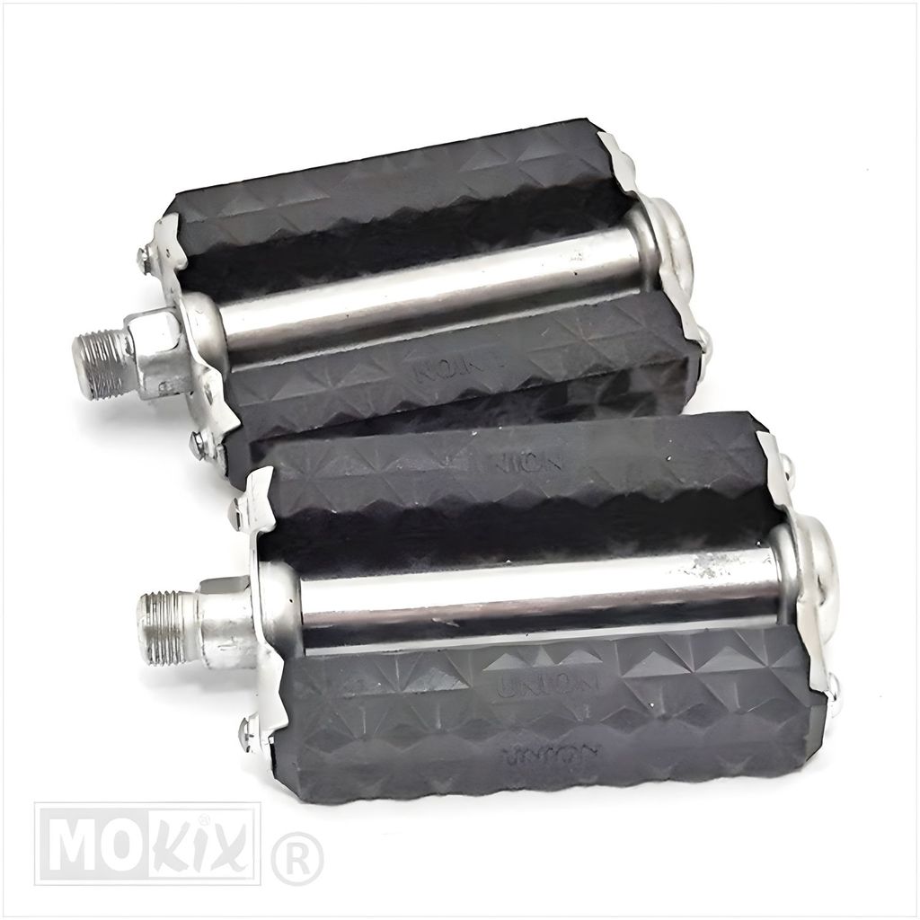 Pedal Satz Union Solex/Mbk/Peu 9/16 Voll-Gummi 14x125mm