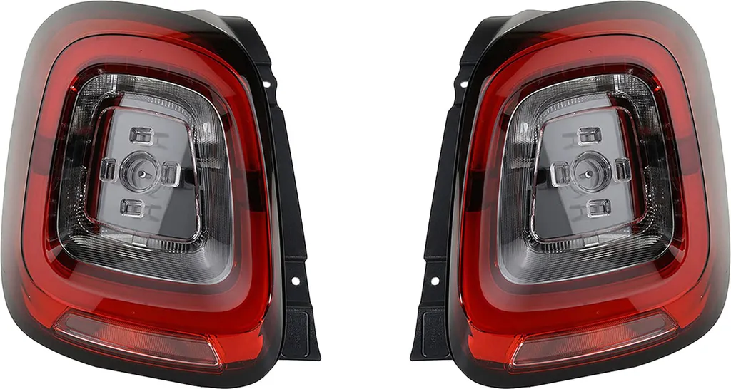 Johns Jeu de feux arrière LED gauche et droit pour Fiat 500X 334 sans support
