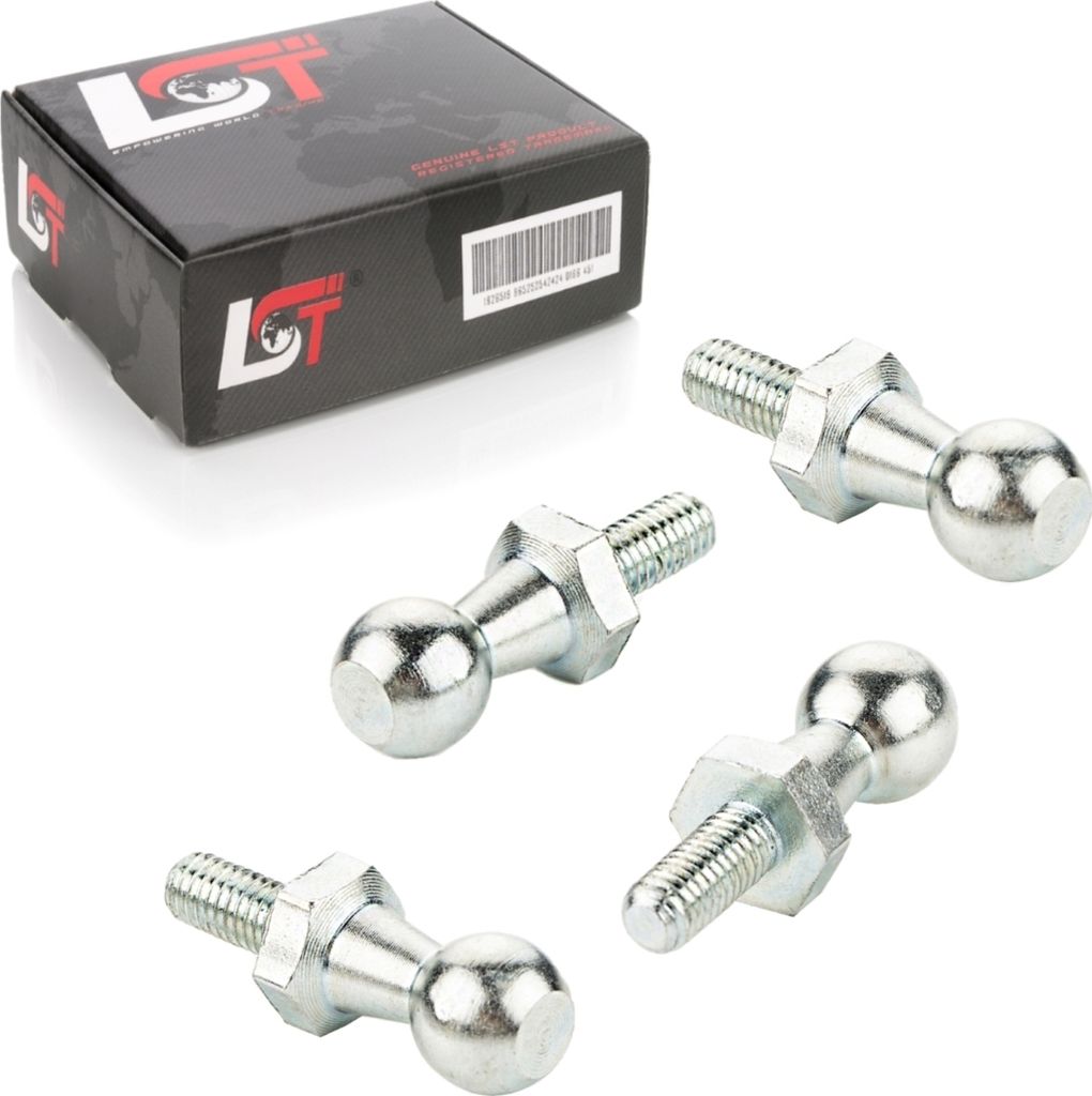 4x Kugelzapfen Kugelkopf M5 10mm Gasdruckfeder DIN71803 für VW SEAT SKODA