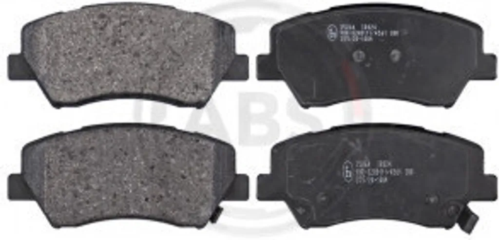 Jeu de plaquettes de frein pour Renault Fluence L3 série A.B.S. 35264