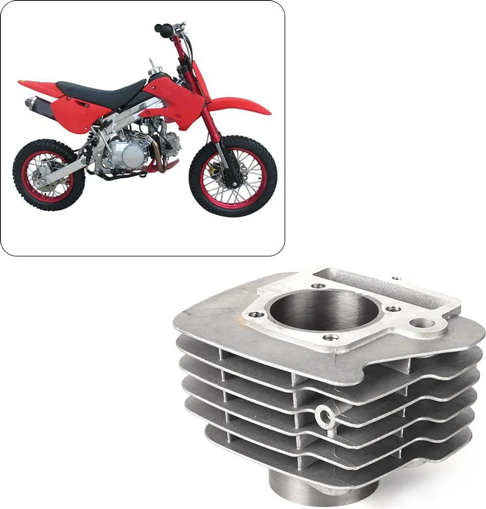 Bloc Cylindre 56mm en Aluminium pour Moteur YX 140cc Pit Bike Dirt Bike
