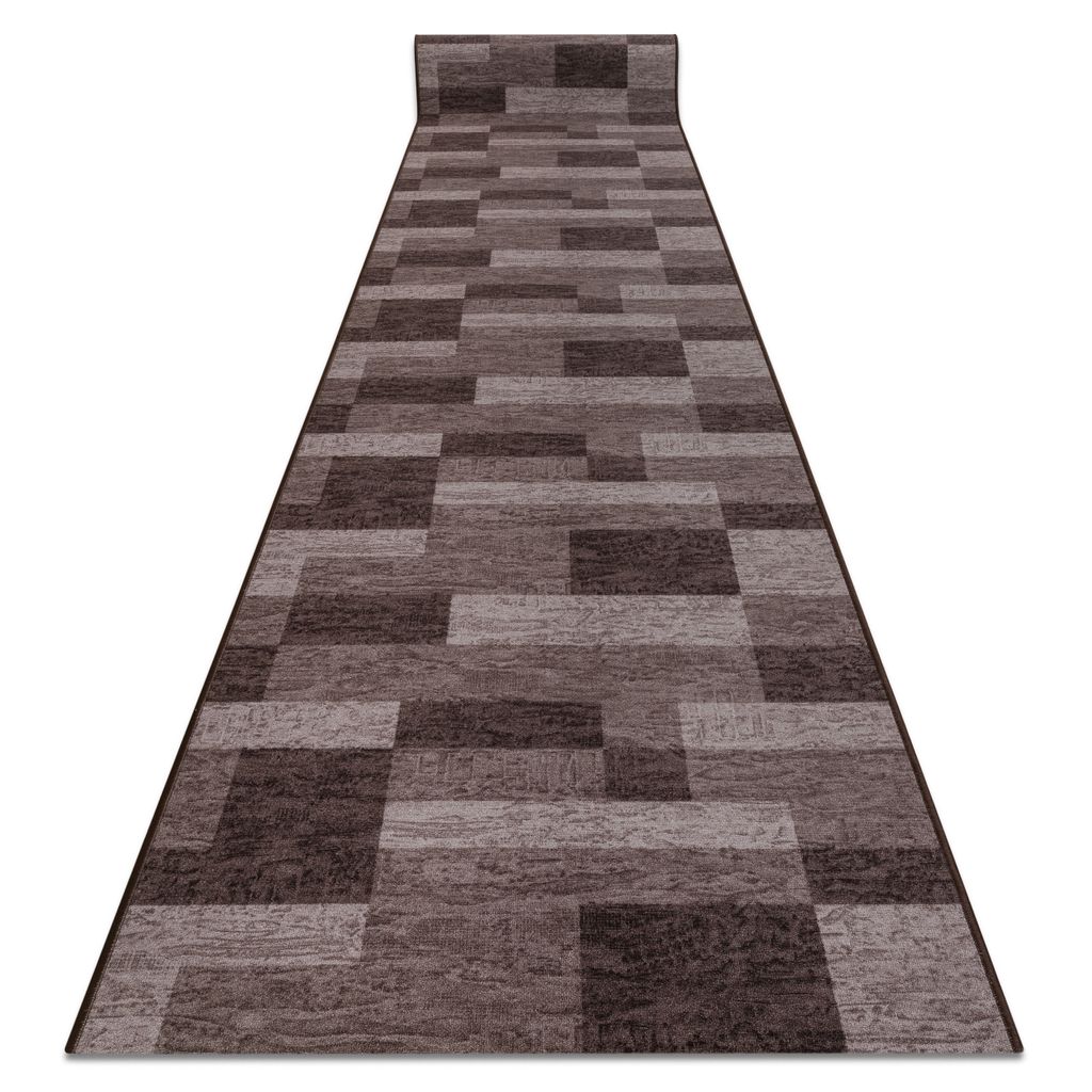 CHODNIK podgumowany ICONA brąz 80cm brązowy 80x150 cm Zdjęcie produktu 