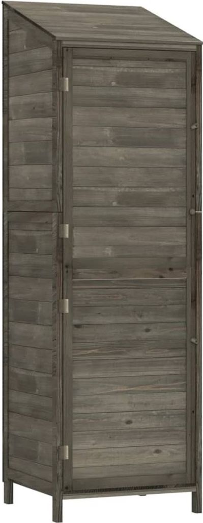 vidaXL Szopa na narzędzia antracyt 55x52x174,5 cm jodła Zdjęcie produktu 