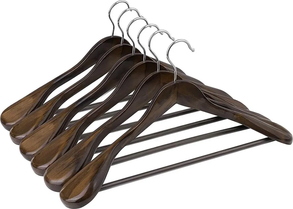 Grucce Legno Spalle Larghe Professionali | Set Appendiabiti Design Premium