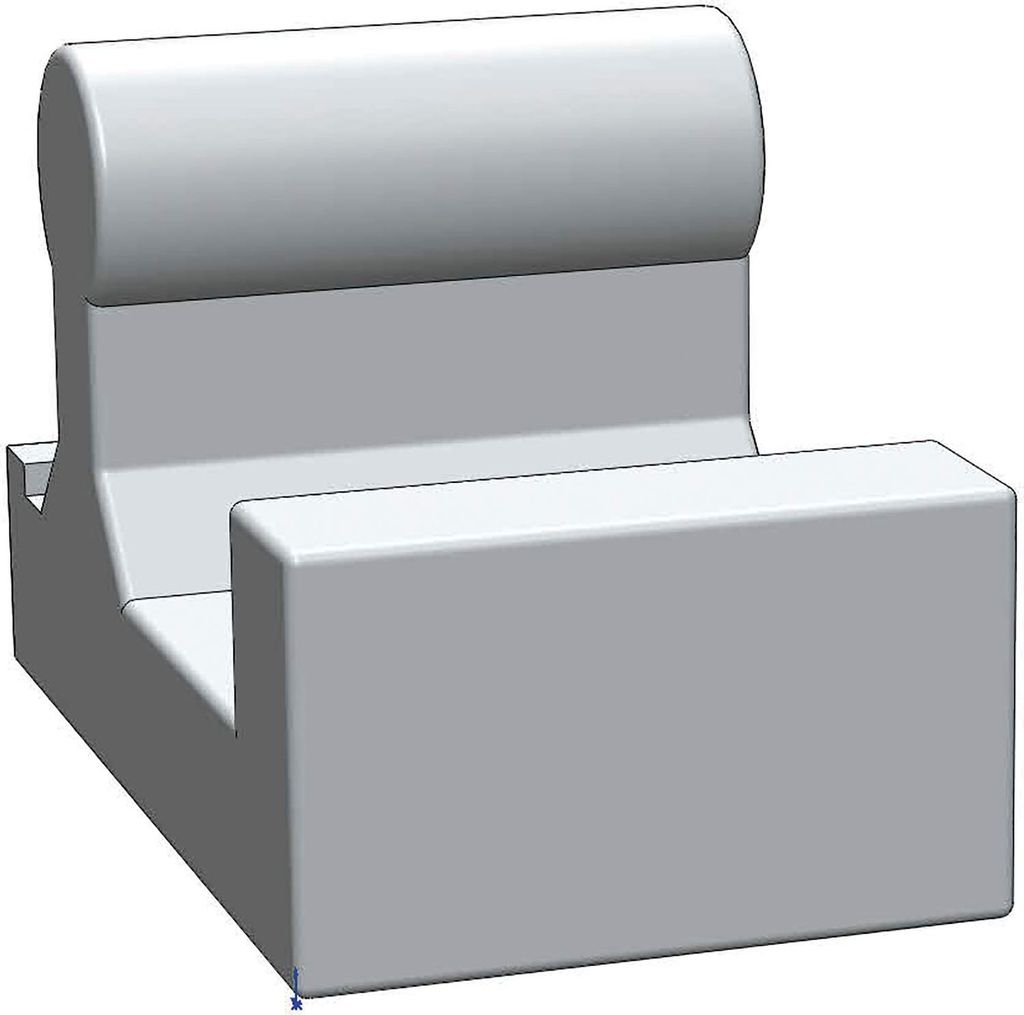 RONTEC Bilderschienen-Traghaken Aluminium natur eloxiert