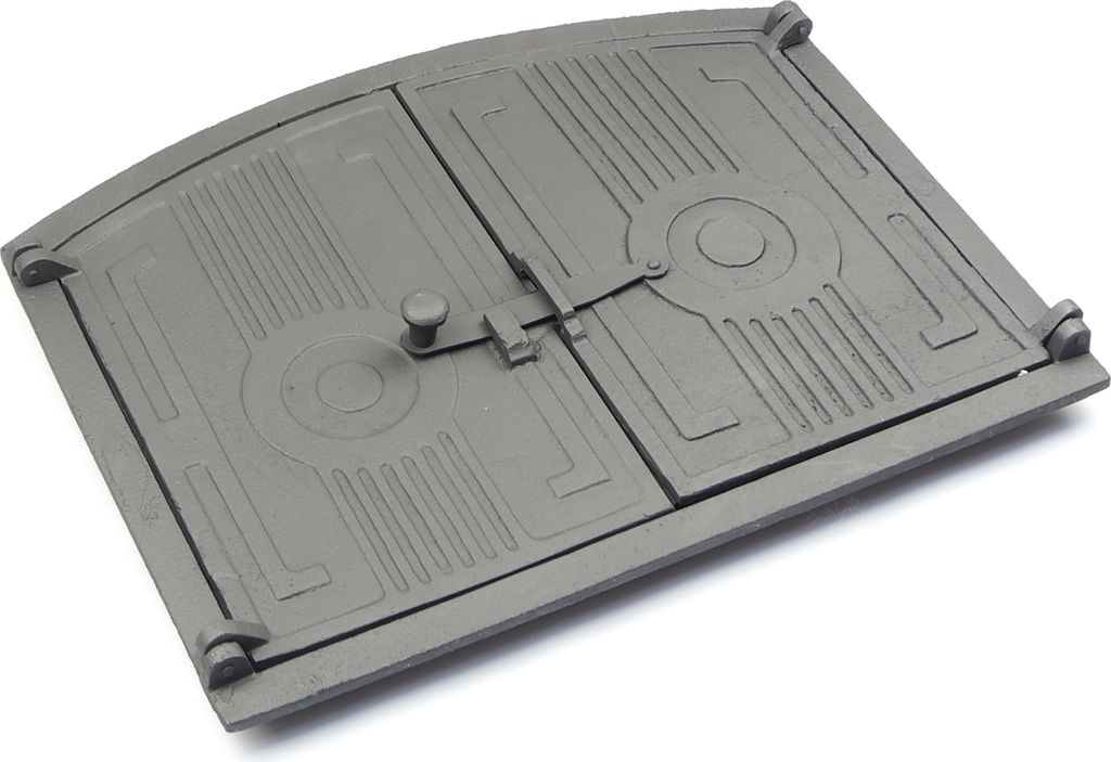 Backofentür Ofentür Pizzaofentür 48x38cm Gußeisen Steinofentür Das Türchen zum Ofen Anthrazit